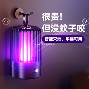 Electric Shock Mother and Baby 2025 Home Suitable Night Light Silent Mosquito Killer Lamp New Purple Light Lamp Cleans Bedroom Mosquitoes
