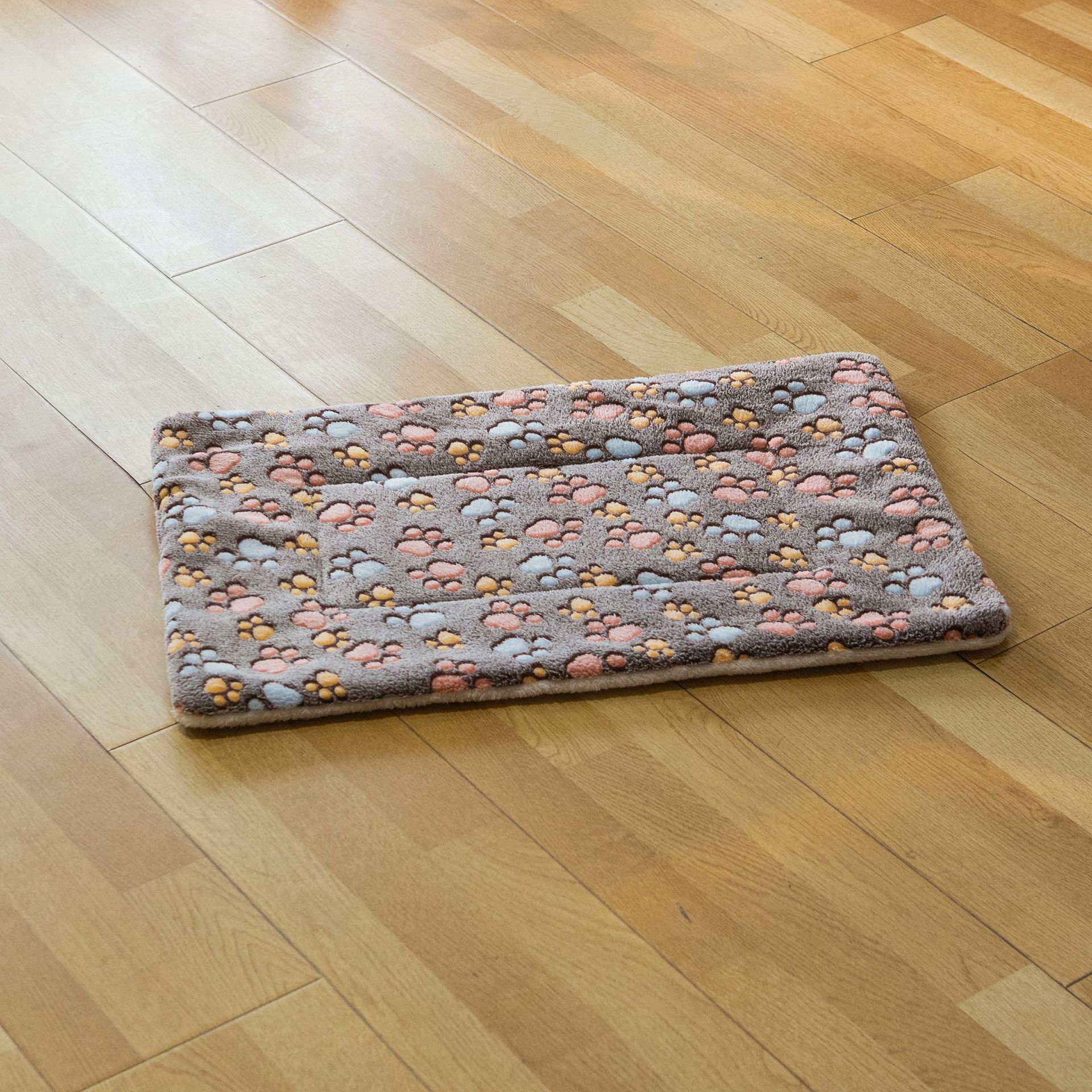Brown footprints (flannel thick mat) / 32*25cm (recommended within 1.0kg cm)