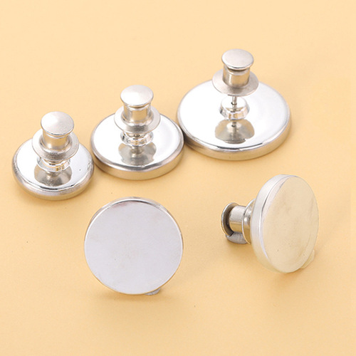Curtain magnetic buckle double buckle curtain buckle closing buckle detachable anti-light leakage iron-absorbing stone metal button hidden buckle mother-in-law buckle