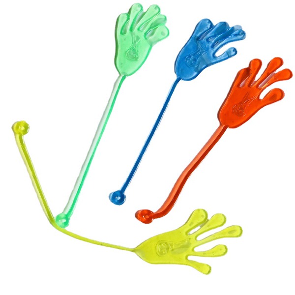 80 Nostalgic toy elastic telescopic sticky palm large palm climbing…