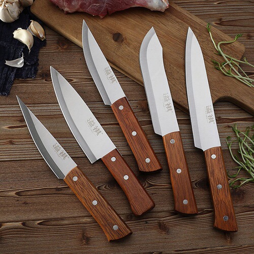 Stainless steel boning knife, slaughter knife, pig-killing knife, skinning knife, beef cutting knife, butcher's knife, sheep meat-cutting tool for vegetable market