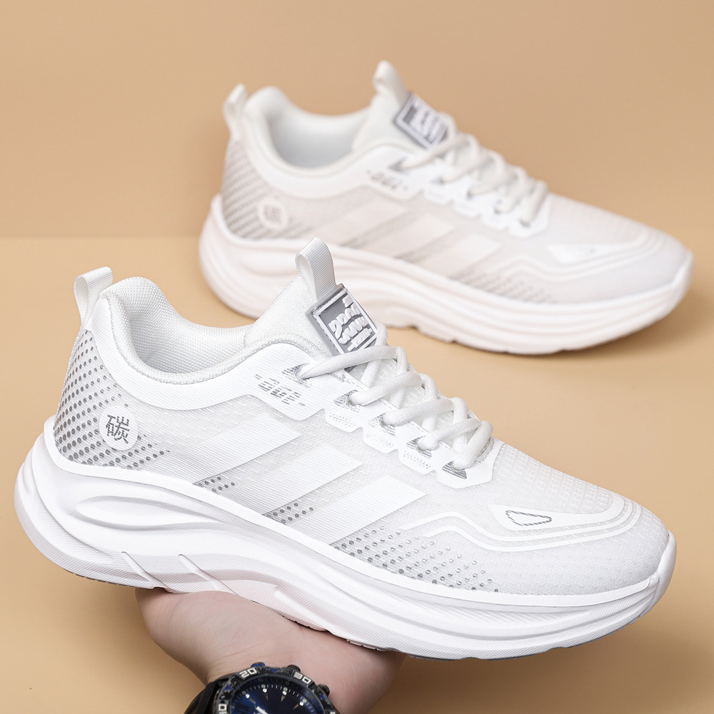 25 New Summer Couple Shoes Ice Silk Mesh Breathable Sports Shoes Ultra-Light Soft Elastic Outdoor Running Shoes Versatile Casual Shoes