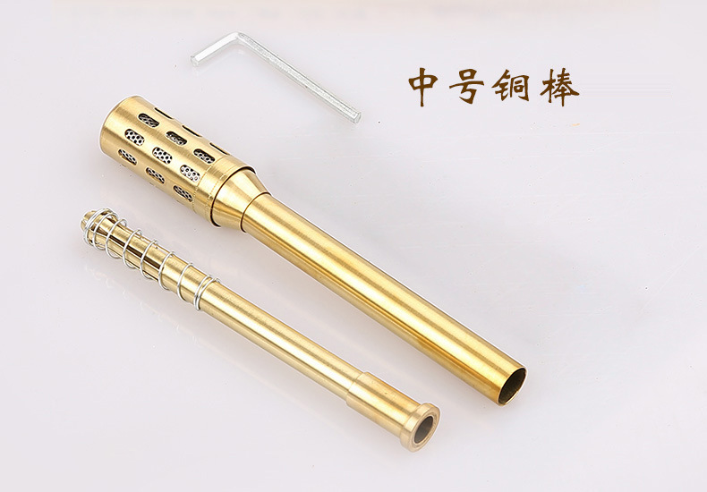 Copper Moxa Roller Stick with 12mm Smokeless Moxa Bars 10 Pack for Face Body Warm Massage quality and texture