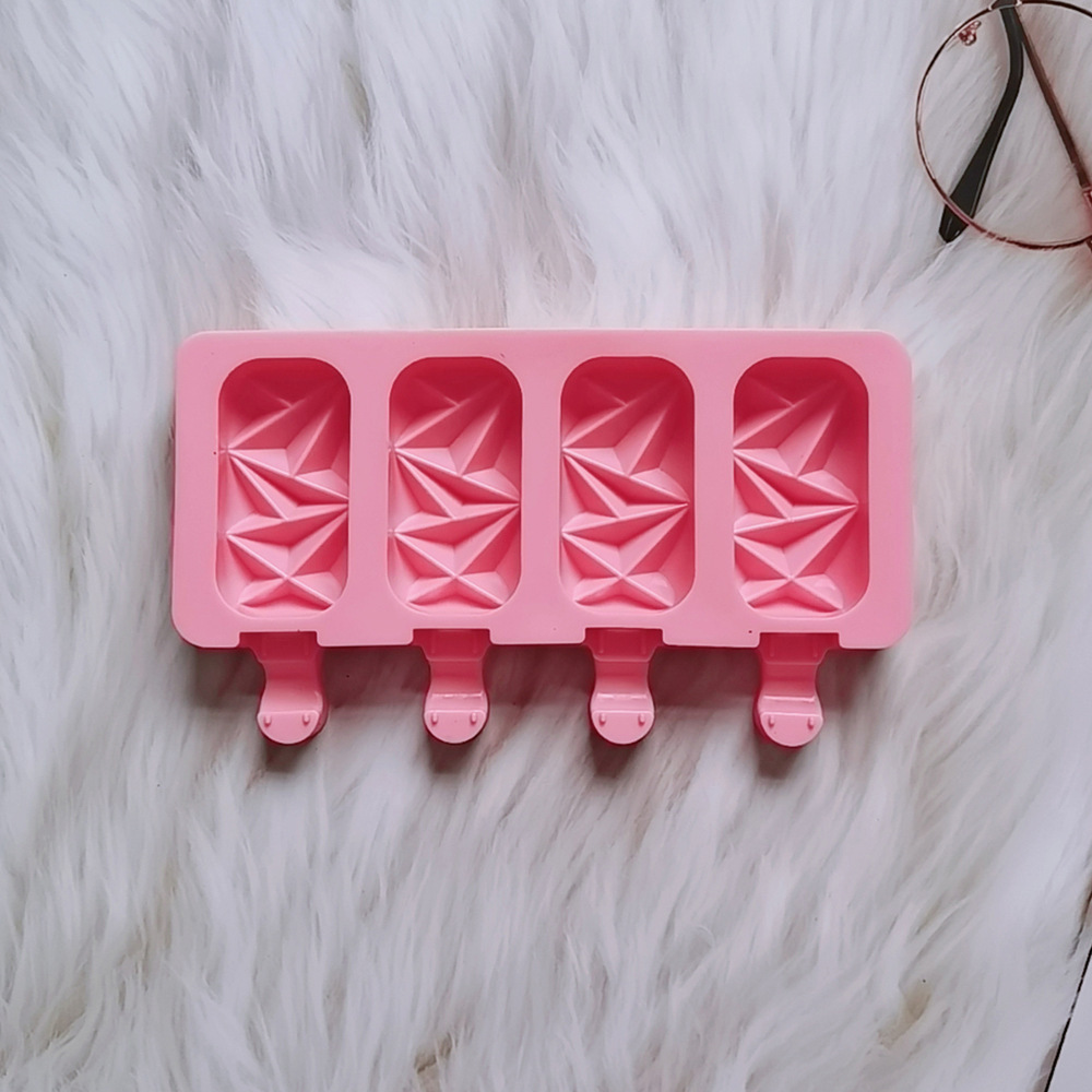 4 pequeños 44 molde de silicona pastel helado pudín molde de postre jabón utensilios de cocción