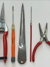 ♡手工DIY 编织工具 剪刀撬刀螺丝刀穿线器带牙穿条针藤条手工