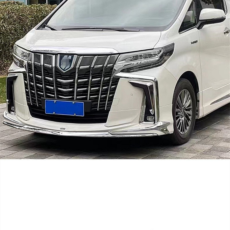 Kit For Alphard 15-23, MCYL Big Surrounded - front-lip-y-shaped-bright-strip-driver-side