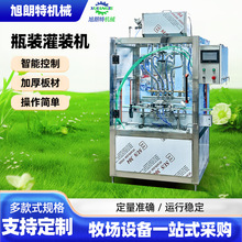 瓶装灌装机 全自动高精度不锈钢材质果汁牛奶纯净水液体罐装器