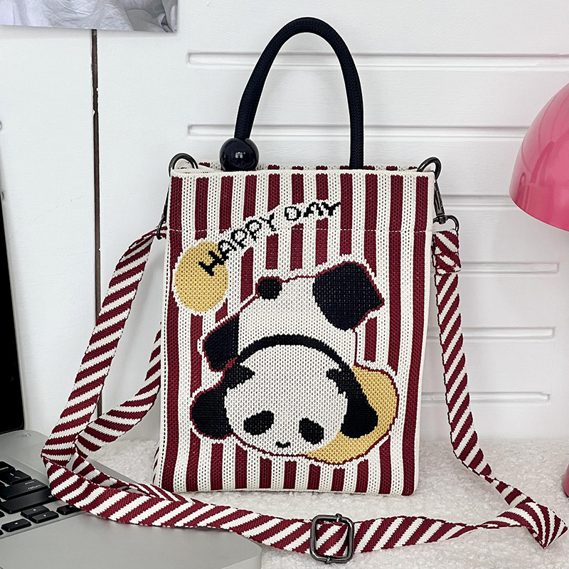 Bolso de hombro de mujer versátil 2025 nuevo estilo de lujo ligero estilo de moda de punto de mano bolso de hombro de hombro de hombro