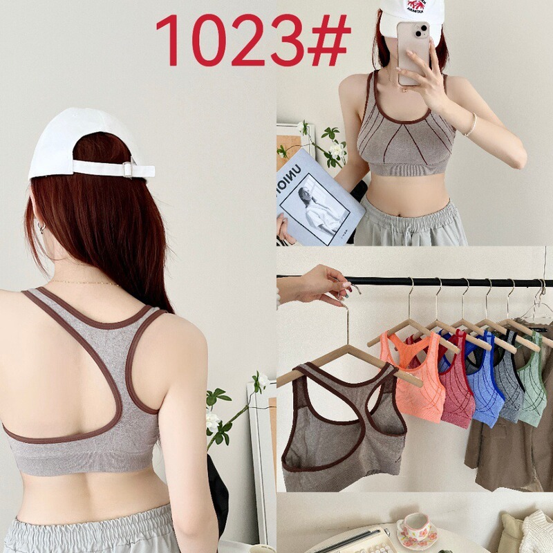 New seamless beautiful back wrapped chest without steel ring with chest pad underwear women's sports running vest jacket factory direct sales