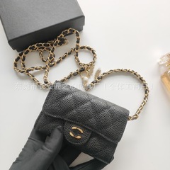 人気の小香風香おばさん本革スモールバッグミニcfクロスボディバッグチェーンウエストバッグアクセサリーバッグ小銭入れ