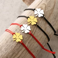 Плетеный солома удача клен, браслет из нержавеющей стали, аксессуар, Aliexpress, новая коллекция, европейский стиль