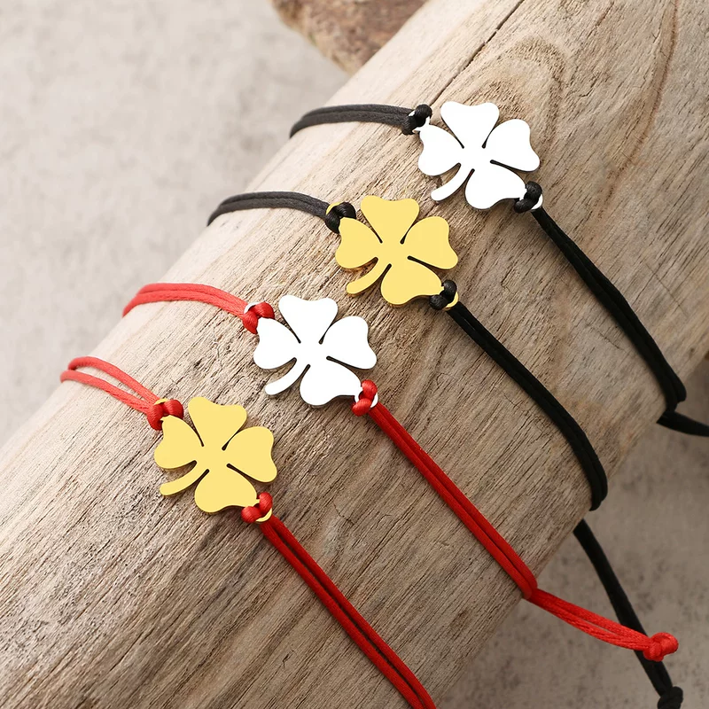 Плетеный солома удача клен, браслет из нержавеющей стали, аксессуар, Aliexpress, новая коллекция, европейский стиль