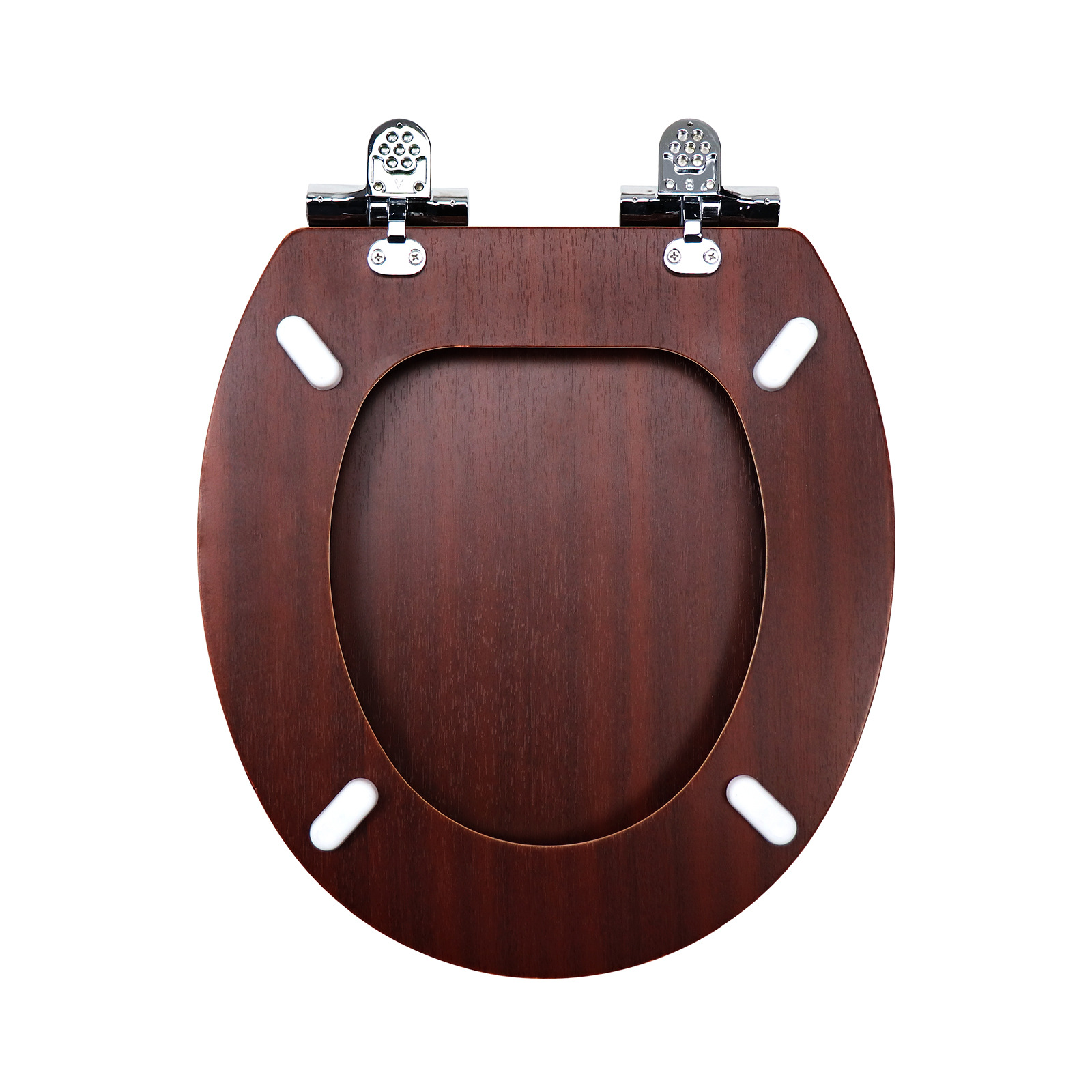 Fábrica directa de 17 pulgadas placa de densidad de madera MDF cubierta de inodoro cinta de PVC vinos de madera roja caída lenta image 5