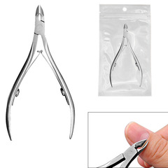 Wholesale stainless steel silver dead skin clip nail trimmer nail burr beauty nail tool dead skin pliers nail clipper
