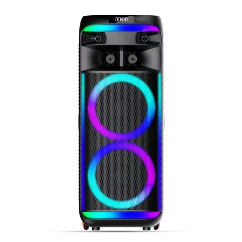 DJ Party Speaker Portable Outdoor Wireless Bluetooth Audio Dual 10-inch Large Volume Speaker Speaker
