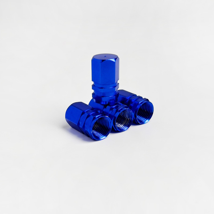 Car tire valve cap metal personalized valve cap bicycle aluminum alloy burst-resistant valve stem cap universal