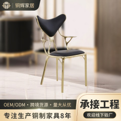简约现代创意餐椅不锈钢金属家用餐椅宴会咖啡厅书房休闲椅批发