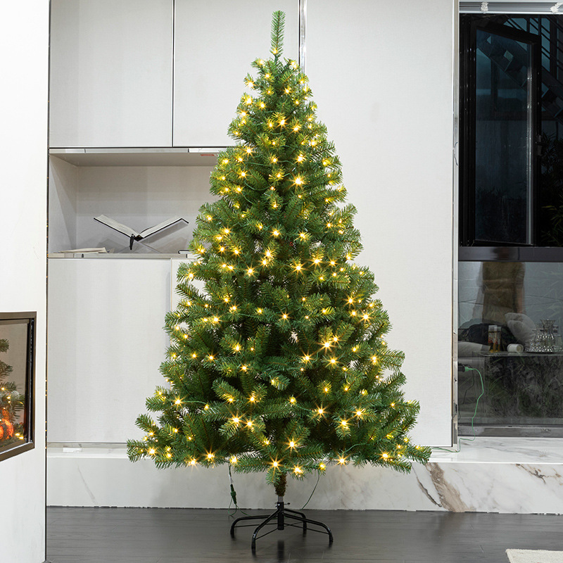 Árbol de Navidad ins estilo paquete casero hecho a mano DIY luminoso decoraciones navideñas decoración de regalo diseño de escena