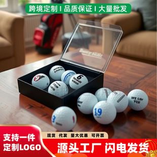 Cross-Border One-Piece Customized Hot-Selling Golf Ball Golf Game Ball Logo Photo Copywriting Personalized Customization