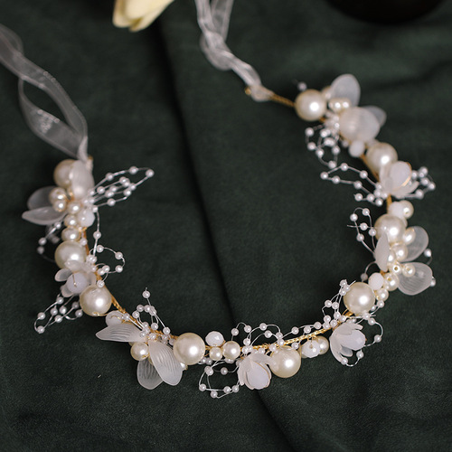 Tuanming new wedding wrist flower wedding bride super fairy pearl bracelet forest style bridesmaid sister group wedding jewelry bracelet