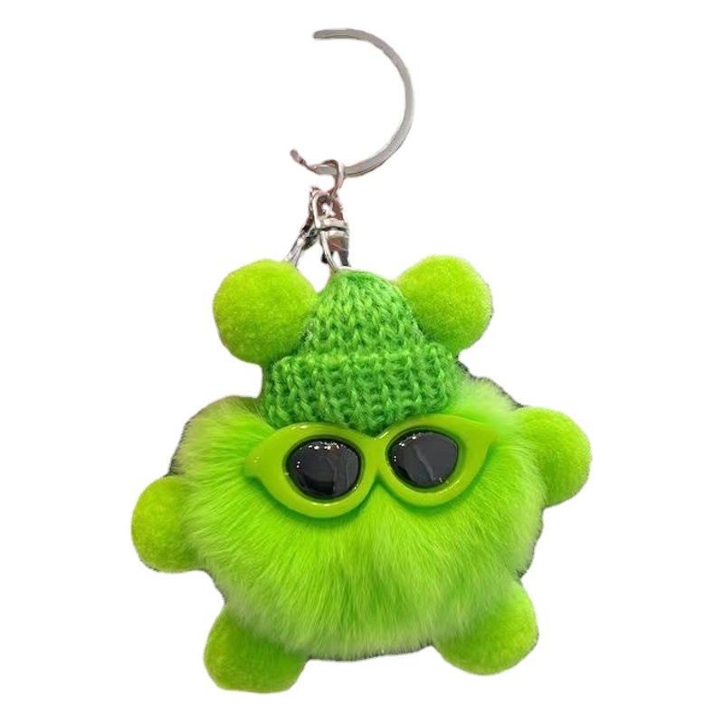 Real Rex conejo pequeña cerda de piel Elf ins Internet celebridad Lindo bolso adornos felpa muñeca coche llavero colgante