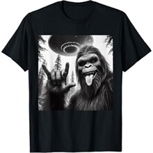 S 12724 Funny Sasquatch Cotton Tee Ȥζ��Ź�T�� ŷ���羳��