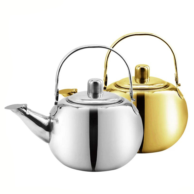 공장 직영 스테인레스 절묘한 냄비 필터 포함 냉 주전자 소리 호텔 차 포트 인덕션 쿠커 주전자