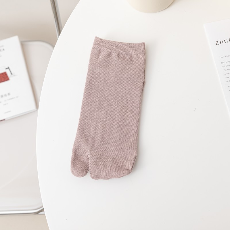 가죽 파우더 두 손가락 양말