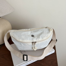 跨境包小众布包小包包女2025新款女包韩版斜挎包时尚单肩包饺子包