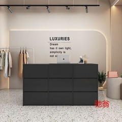 洋服店レジレトロカウンターレディース小型カウンターシンプル理髪店カフェ受付