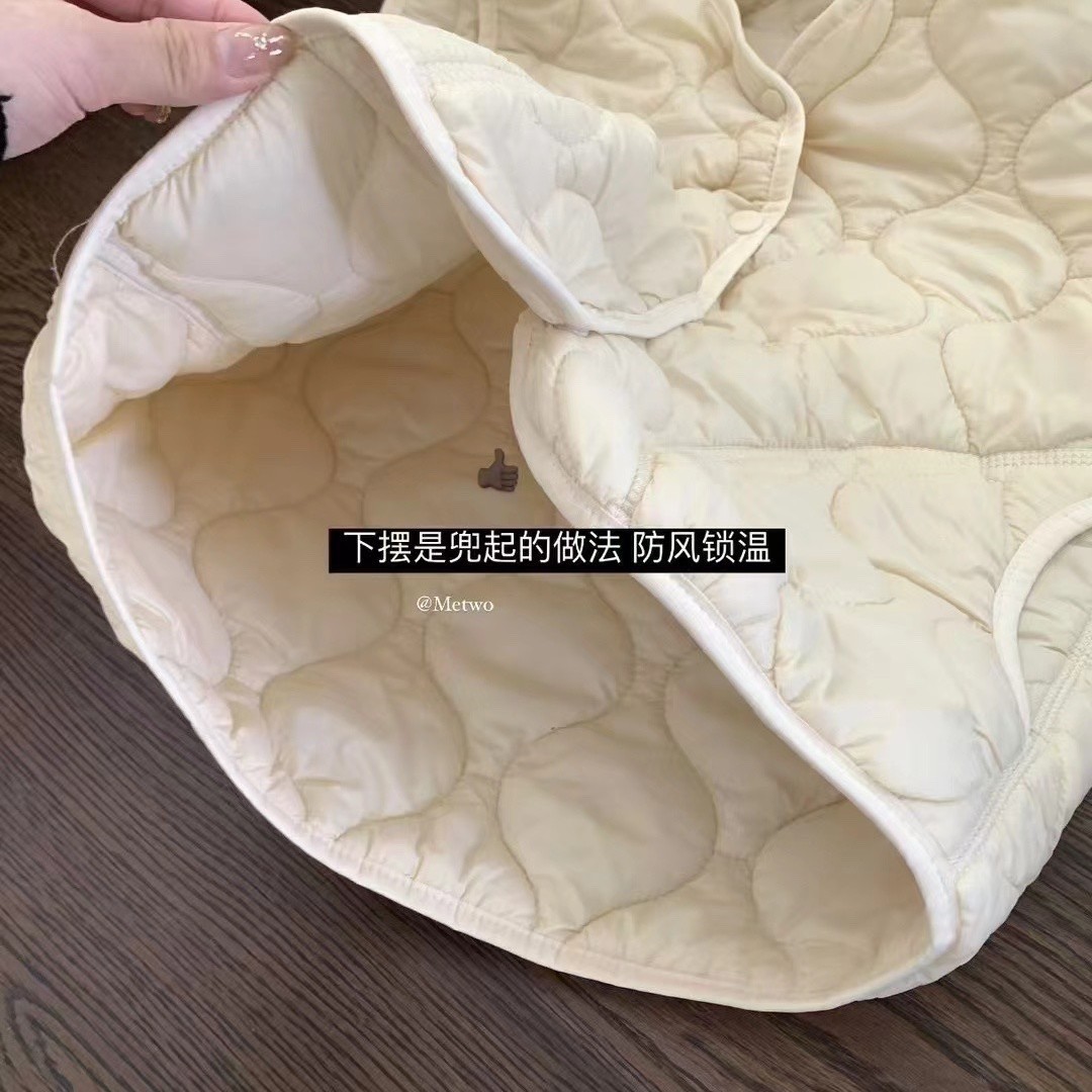 (2개) METWO 양 조끼 오버레이 풍선 벨벳 더블 샌드위치 더블 열 저장 편안한 따뜻한 샌드위치 내부 조끼