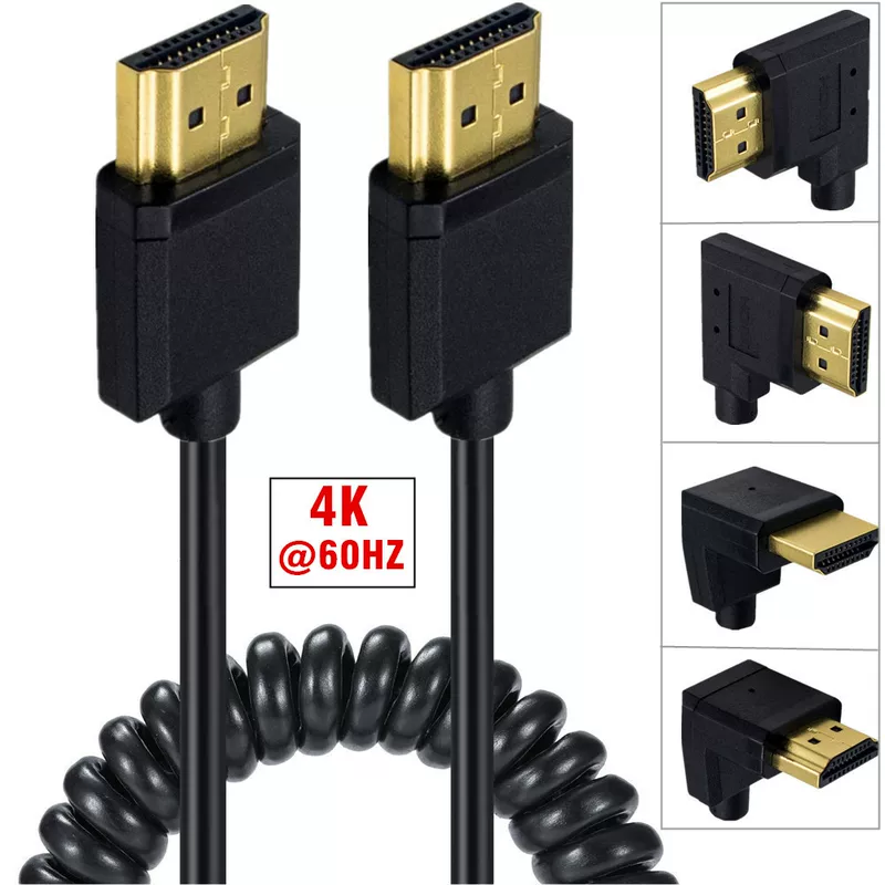 Экстремальный HDMI-кабель версии 2.0 с высокой четкостью 4K2K@60Hz HDMI HD сверхтонкая пружинная расширительная линия