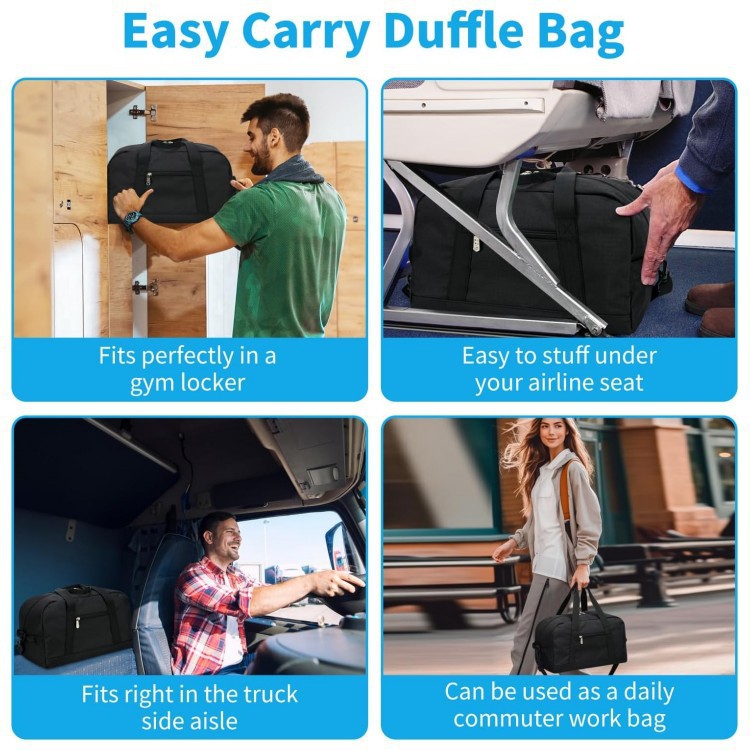 New Small Gym 14inch Lightweight Portable Mini Duffel Bag Suitable For Travel And Sports_voghion.com