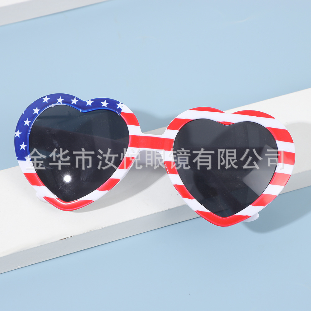 Inventario del Día Nacional de los Estados Unidos serie de gafas de fiesta de baile gafas de decoración del Día de la Independencia gafas de regalo de fiesta de decoración