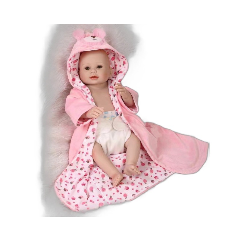 55 cm comercio exterior muñeca de simulación muñeca de silicona muñeca doméstica muñeca de baño image 5