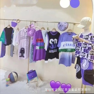 Wholesale Children's Clothing from the Brand Kxk, Korean and Japanese Style Summer Clothes for Older Children, Physical Store Opening Stock, Yunnan
