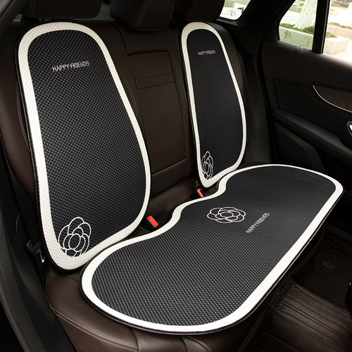 Car seat cushion, breathable single-chip cooling cushion for all seasons, ice silk seat cushion for women's car, summer car seat cushion