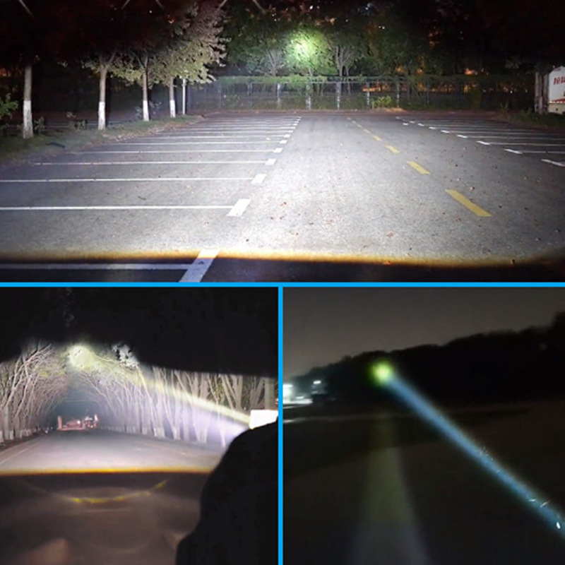 Lentes de doble luz del automóvil LED P60 doble láser directo delantero 70W de alta potencia