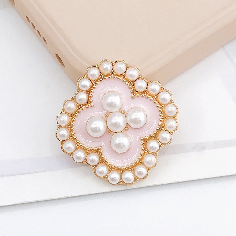 Nuevo diamante completo cinco pétalos flor gota diagonal flor aceite copo de nieve DIY accesorios de joyería teléfono móvil Shell rhinestone material al por mayor