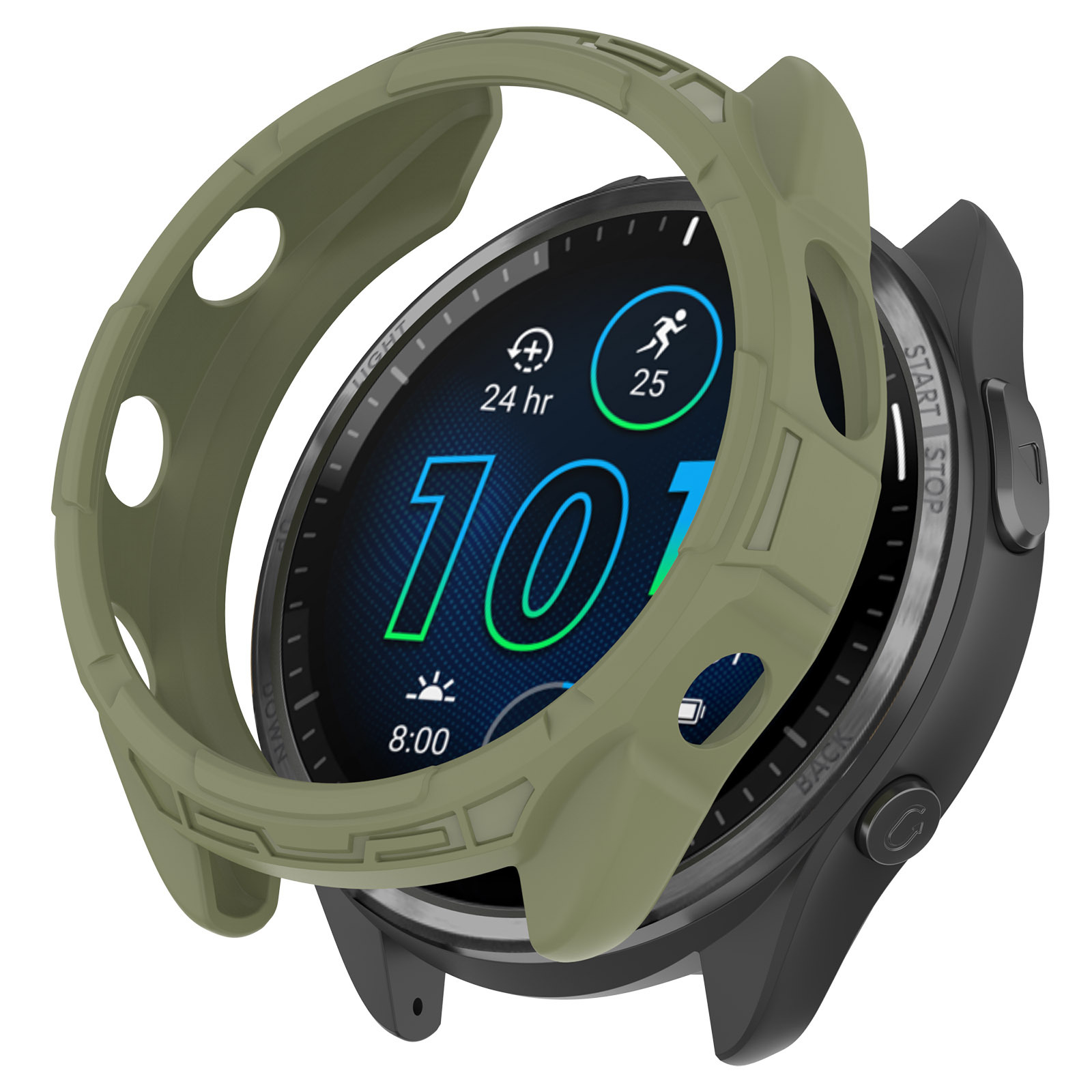 Xinyuan Shuntong is equipped with a tpu soft rubber openwork armor case for the Garmin Forerunner965 watch undefined