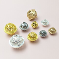 合金部品diy金属アクセサリー花千骨宮鈴ペンダントキーホルダー1278