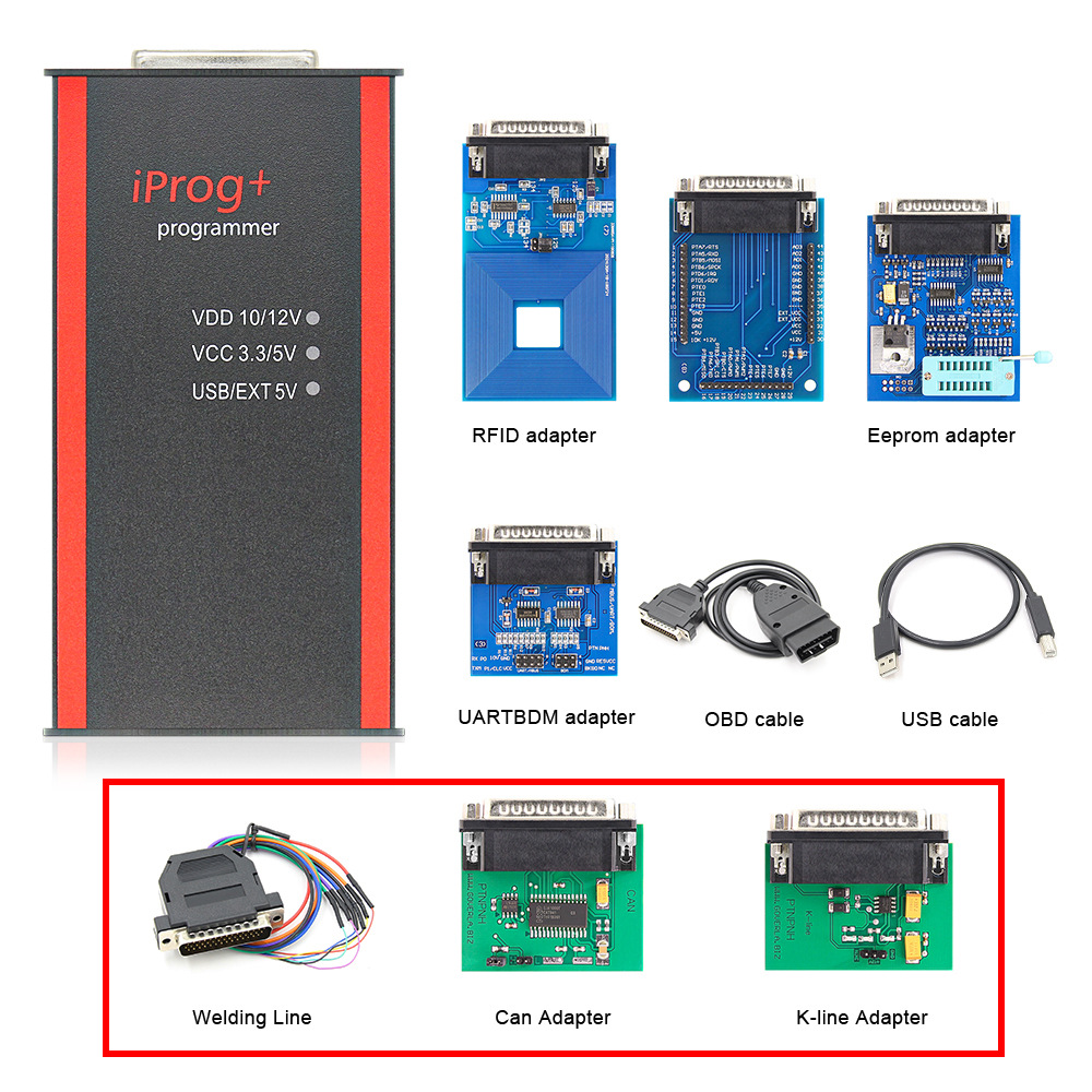 跨境热销 Iprog Pro Programmer IMMO Airbag Reset 替代CARPROG