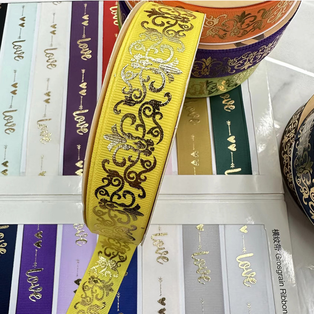 Dorado hilo cinta bar soporte material Palacio estilo flor hornear caja de regalo embalaje arco cinta