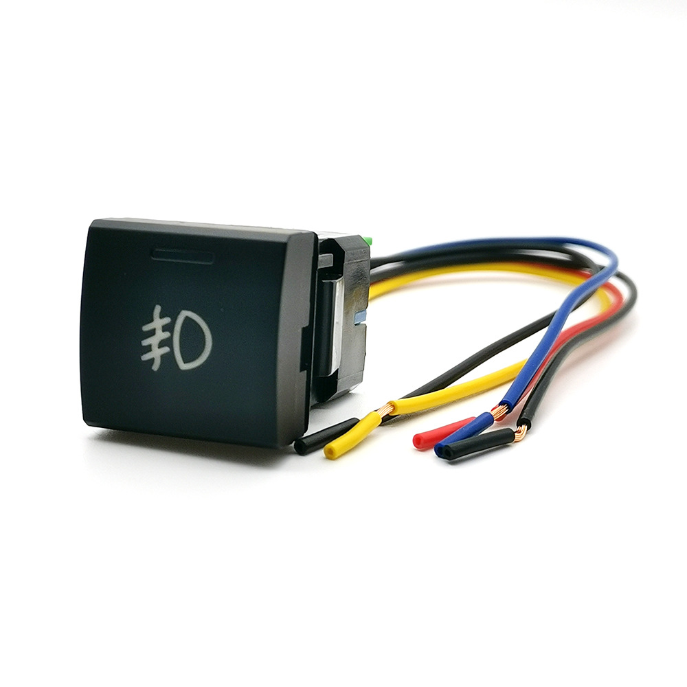 Suitable for Toyota Camry Corolla Car Led Radar Power Switch Fog Light Switch Button with Tail Cable