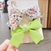 Hairgrip with bow, hair accessory for princess, floral print, wholesale