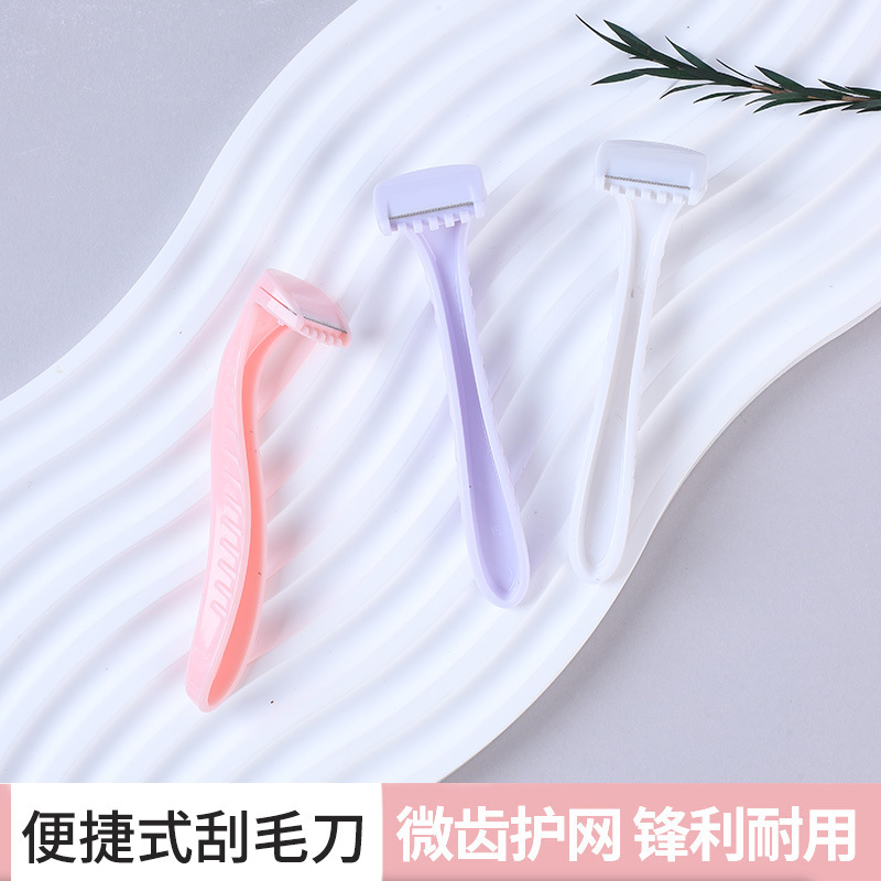 Mini Shaver for Underarm and Leg Hair, Manual Armpit Hair Razor for Men and Women, Lip Hair Razor, Bikini Razor