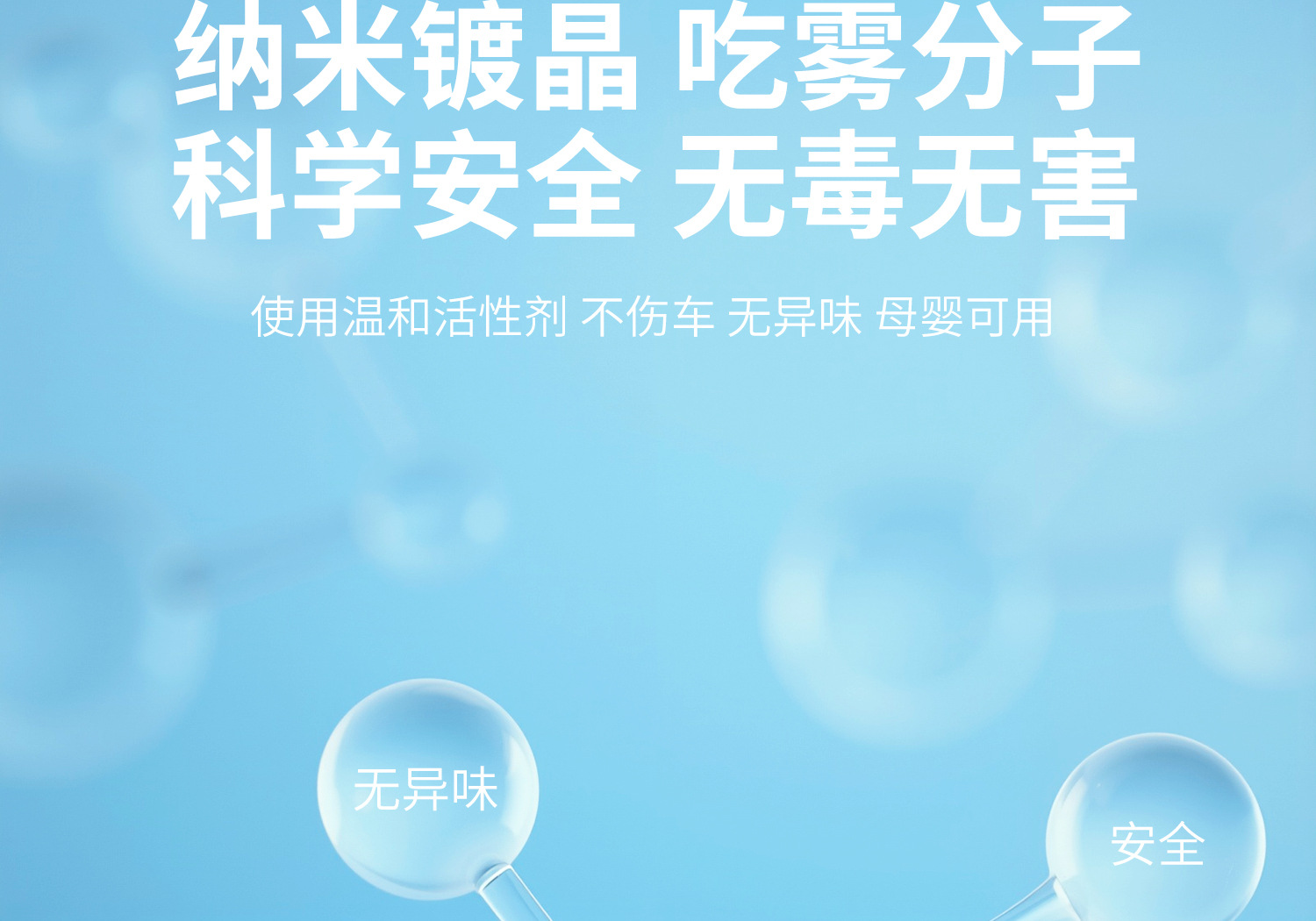 Anti-Fog Agent Car Rearview Mirror Rain-Proof Artifact Windshield Long-Lasting Defogger Spray Rain-Proof Agent Does Not Stick to Water