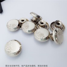 福建石狮市辅料配件厂家 玫瑰金牛仔裤纽扣 市场公版通用工字扣