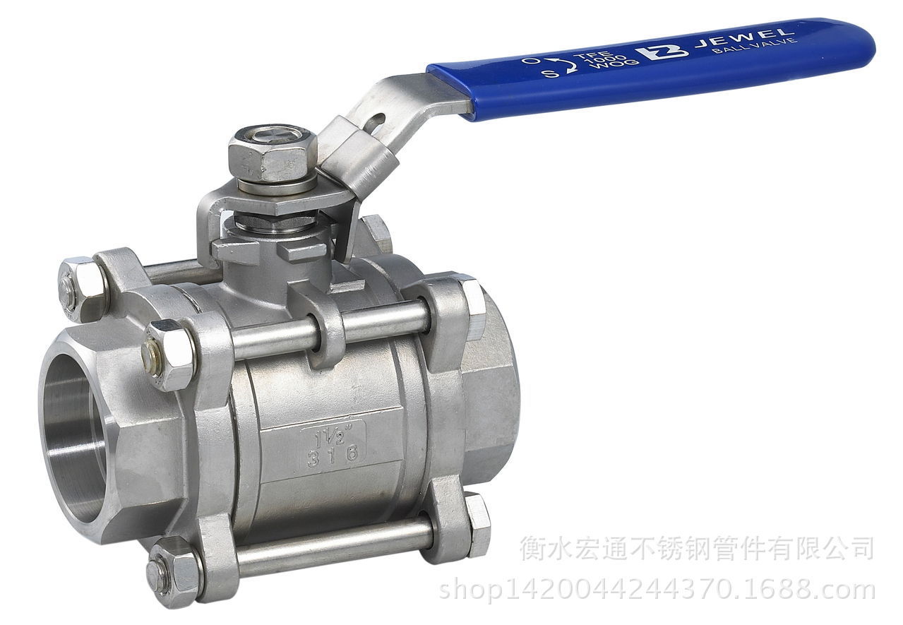 三片式高平台法兰球阀 304材质 规格齐全 厂家生产 欢迎订购