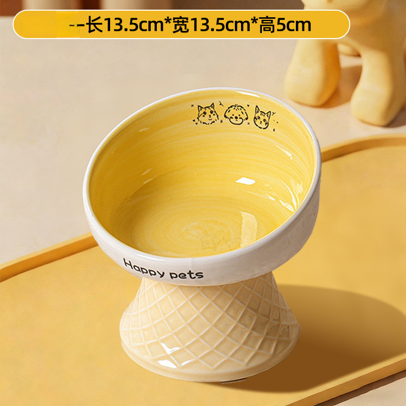 Pudín Amarillo | Cuenco de agua elevado